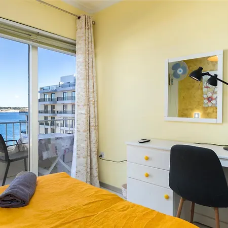 Cosy1 Bedroom With Balcony & Sea Views - Close To Bay Меллиеха